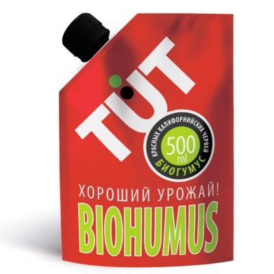 Биогумус TUT хороший урожай жидкий дой-пак 0,5л в интернет гипермаркете «Планета Лета». Фото