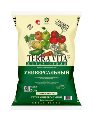 Грунт Живая Земля Универсальная Terra Vita 20л в интернет гипермаркете «Планета Лета». Фото