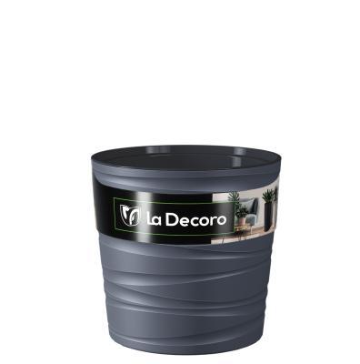 Кашпо "Модерн Мини" 8Л (h 250) Цв. Антрацит(КШ-9544) в интернет гипермаркете «Планета Лета». Фото