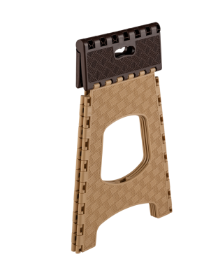 Табурет складной большой бежевый 00-00000350 в интернет гипермаркете «Планета Лета». Фото