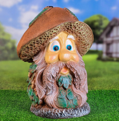 Фигура Гриб-лесовик Н-36см,L-38см,В-30см светлый в интернет гипермаркете «Планета Лета». Фото