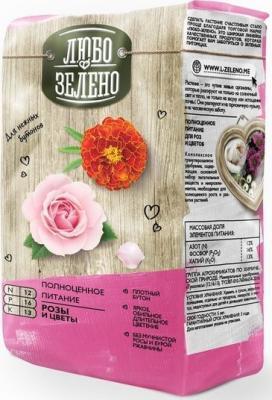 Удобрение Любо-Зелено тукосмесь Розы и Цветы брик 1кг в интернет гипермаркете «Планета Лета». Фото