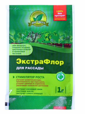 ЭкстраФлор для рассады пакет 1г Уценка!! в интернет гипермаркете «Планета Лета». Фото