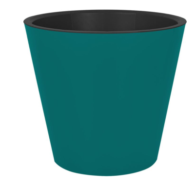 Горшок для цветов InGreen London D320 мм, 15,7л c дренажной вставкой, на колесиках Тропический лес в интернет гипермаркете «Планета Лета». Фото