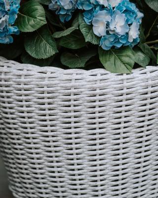 Кашпо Эко ротанг d53, 40л в интернет гипермаркете «Планета Лета». Фото