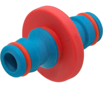 Соединитель штуцерный под коннектор  двойник, пластик/резина, MPF в интернет гипермаркете «Планета Лета». Фото