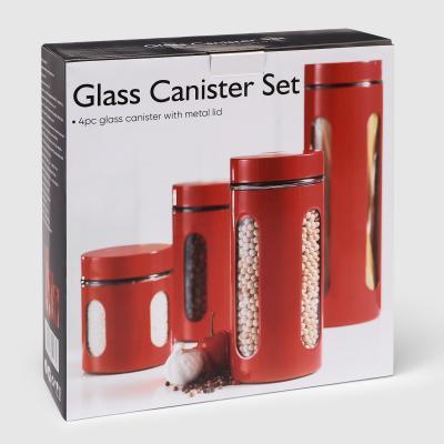 НАБОР БАНОК 4 ШТ 1.8/1.25/0.9/0.6Л в интернет гипермаркете «Планета Лета». Фото