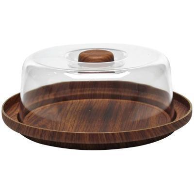 Блюдо Evelin с крышкой 23 см в интернет гипермаркете «Планета Лета». Фото