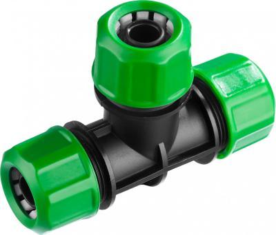 Тройник РОСТОК цанговый RW-12, 1/2" х 1/2" х 1/2" 426369 в интернет гипермаркете «Планета Лета». Фото