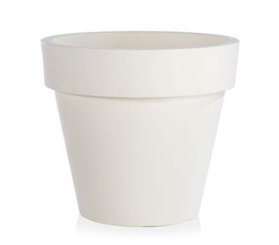 Горшок Протея бело-белый, d20;h18,5, 3,7л, ПР 20-10 с вкл. в интернет гипермаркете «Планета Лета». Фото
