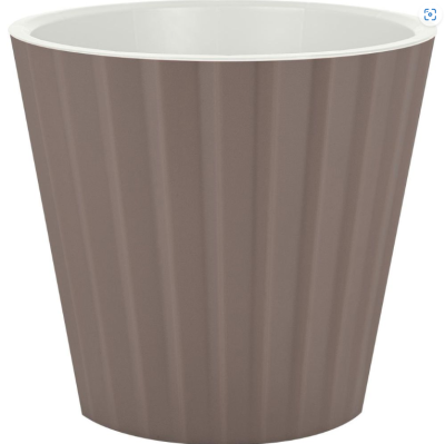 Горшок для цветов InGreen Sand  D320мм, 15,8л c дренажной вставкой, на колесиках, французский платан в интернет гипермаркете «Планета Лета». Фото