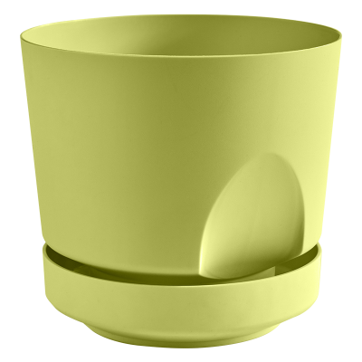 Кашпо "Тренд" (0,8л.) Цв. Фисташковый (Арт. КШ-4100) в интернет гипермаркете «Планета Лета». Фото