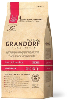 Корм GRANDORF ягненок с рисом для домашних кошек, 400г Уценка!!! в интернет гипермаркете «Планета Лета». Фото