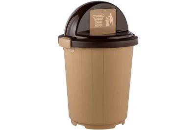 Бак круглый с крышкой-клавишей 105л 5190 в интернет гипермаркете «Планета Лета». Фото