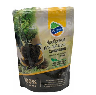 Удобрение ОрганикМикс  для посадки саженцев 850г в интернет гипермаркете «Планета Лета». Фото