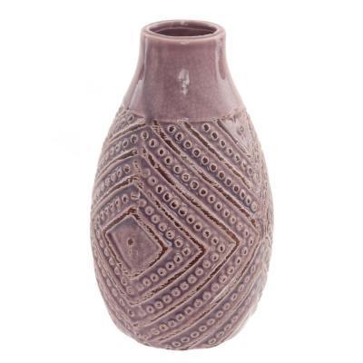 Ваза малиновая керамика 23 см 756592 в интернет гипермаркете «Планета Лета». Фото