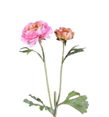 Ранункулус розовый 45 см, 2цв 30.0610041PK в интернет гипермаркете «Планета Лета». Фото