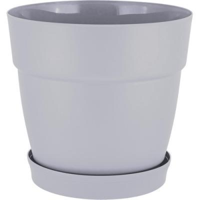 Горшок для цветов InGreen Villa de Fiori, фикс.поддон, 20л, D360мм, на колесиках,утренний туман в интернет гипермаркете «Планета Лета». Фото