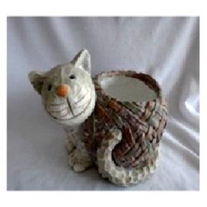 Кашпо Котик Н-28см. L-40см. В-30см. D-15cм F800 в интернет гипермаркете «Планета Лета». Фото