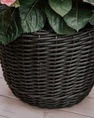 Кашпо Эко ротанг d32, 12л в интернет гипермаркете «Планета Лета». Фото