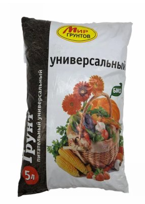 Грунт Цветочный Универсальный 5л в интернет гипермаркете «Планета Лета». Фото