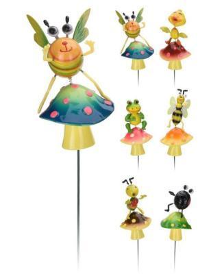 Декор садовый Жуки штекер 59,5 см 557000260 в интернет гипермаркете «Планета Лета». Фото