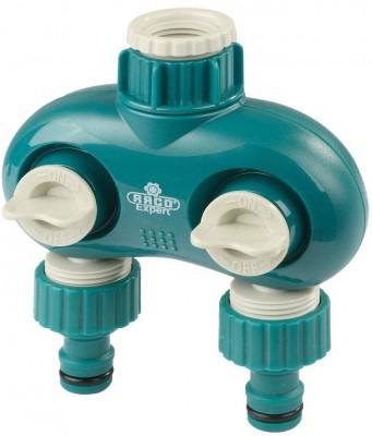 Распределитель поливочный RACO "Original" "DELUXE" двухканал., 1/2"х3/4" 4250-55261C в интернет гипермаркете «Планета Лета». Фото