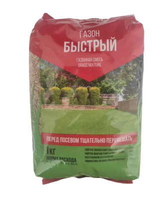 Газон Быстрый 1кг АСТ в интернет гипермаркете «Планета Лета». Фото