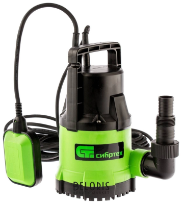 Насос Сибртех СДН300-5 дренажный для чистой воды, 300Вт, подъем 6,5м, 6500 л/ч в интернет гипермаркете «Планета Лета». Фото