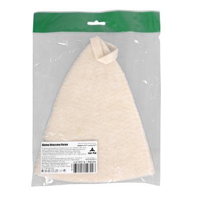 Шапка Классика белая "Нot Pot"/20 в интернет гипермаркете «Планета Лета». Фото