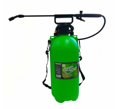 Опрыскиватель пневматический "Лазурит" 10л с ремнём в интернет гипермаркете «Планета Лета». Фото