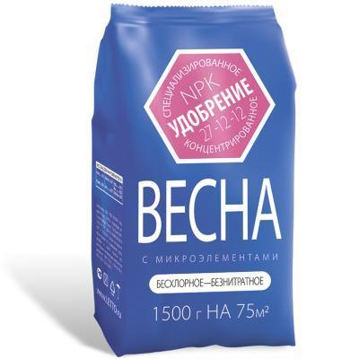 Удобрение весеннее У ВСЕХ АГРОУСПЕХ с микроэлементами, минеральное 1,5кг Агроуспех в интернет гипермаркете «Планета Лета». Фото Удобрение весеннее У ВСЕХ АГРОУСПЕХ с микроэлементами, минеральное 1,5кг в интернет гипермаркете «Планета Лета». Фото