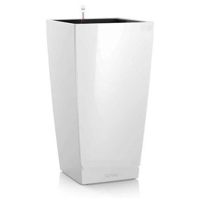 Кашпо Lechuza Cubico Complete (white), 30x30xH56см., 18181 в интернет гипермаркете «Планета Лета». Фото