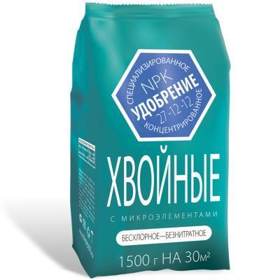 Удобрение хвойное У ВСЕХ АГРОУСПЕХ с микроэлементами, минеральное 1,5кг в интернет гипермаркете «Планета Лета». Фото