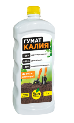 БИО-комплекс Гумат Калия 1 л в интернет гипермаркете «Планета Лета». Фото