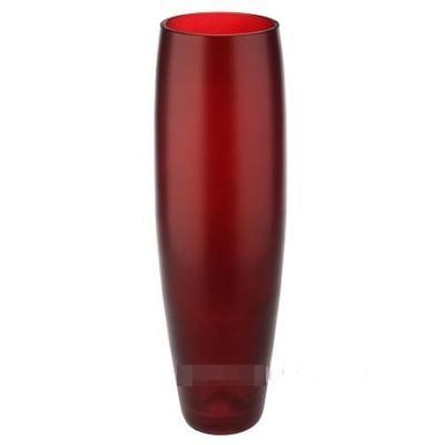 Ваза "FINO-40 Сигурд" (стекло) D12xH40см Красный в интернет гипермаркете «Планета Лета». Фото