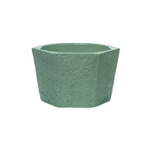 Кашпо Лофт зеленый шестигранник d15, h11см, 1,3л в интернет гипермаркете «Планета Лета». Фото