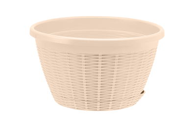 Кашпо Подвесное (4,5л) Цв. Кремовый (Арт. КШ-9146) в интернет гипермаркете «Планета Лета». Фото