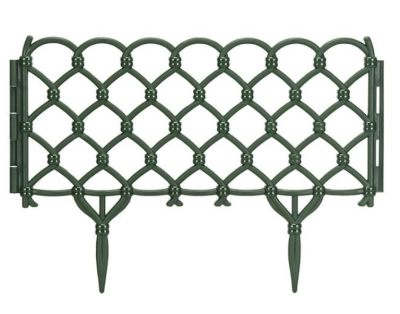 Ограждение садовое пласт `Фаберже` 280 х 28 см темно-зеленое Урожайная сотка в интернет гипермаркете «Планета Лета». Фото Ограждение садовое пласт `Фаберже` 280 х 28 см темно-зеленое в интернет гипермаркете «Планета Лета». Фото