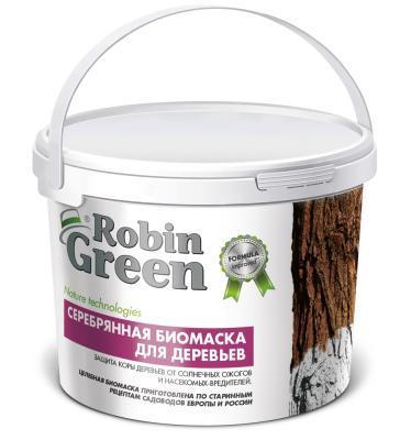 Побелка Робин Грин  Серебряная биомаска ведро 3,5кг в интернет гипермаркете «Планета Лета». Фото