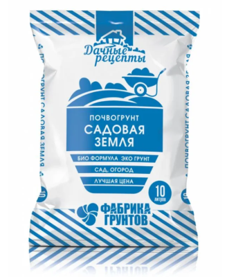 Почвогрунт садовая земля "Дачные рецепты" 10л в интернет гипермаркете «Планета Лета». Фото