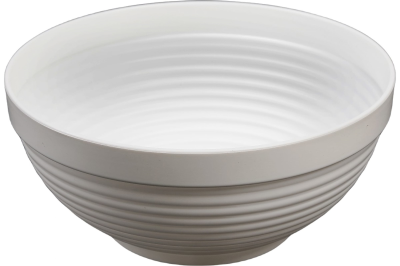 Кашпо миска Парма белая d30 6л 5PL0331 в интернет гипермаркете «Планета Лета». Фото