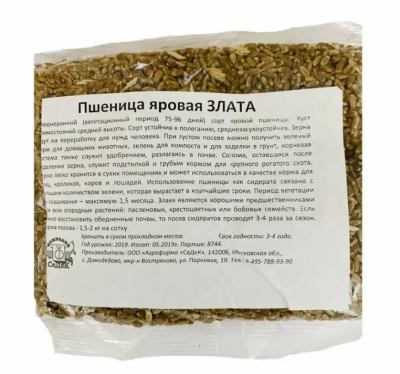 Пшеница Злата яровая 0,5 кг в интернет гипермаркете «Планета Лета». Фото