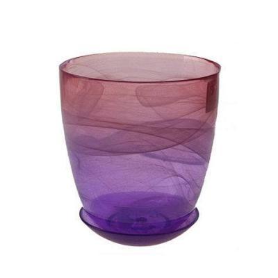 Горшок №2 алеб.крш.роз.-фиолет., D13xH12см 4840155094 в интернет гипермаркете «Планета Лета». Фото