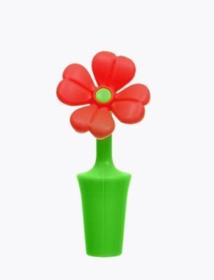 Пробка для бутылки силикон Цветочек 9x4,5 см MARMITON 17210 в интернет гипермаркете «Планета Лета». Фото