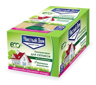 Биопрепарат ЧИСТЫЙ ДОМ для септиков пак. 75г в интернет гипермаркете «Планета Лета». Фото