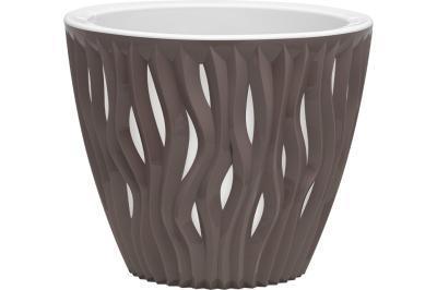 Кашпо "Вдохновение" (3л.) Цв. Мокко (Арт. КШ-5419) в интернет гипермаркете «Планета Лета». Фото
