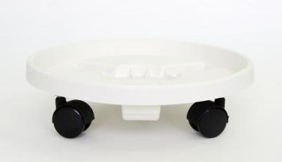 Подставка на колёсах белая ST312-01 в интернет гипермаркете «Планета Лета». Фото