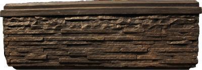 Вазон Кэсэуць малый бетон H-36см, L-81 см, Вес 77кг в интернет гипермаркете «Планета Лета». Фото