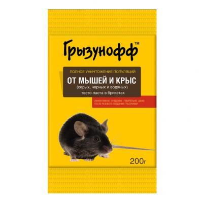 Грызунофф - зерновая приманка, 200 г в интернет гипермаркете «Планета Лета». Фото